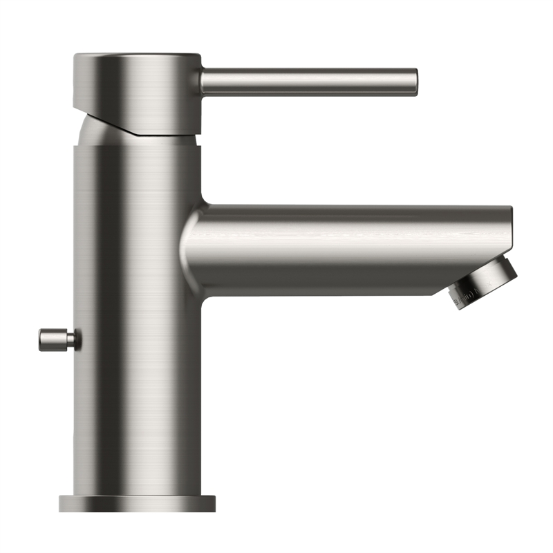 Bowery Hill Single-Handle Bathroom Brass Faucet in Satin Nickel