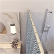 Bowery Hill Classic Adjustable 36 to 63 Inch Shower Rod in Bone