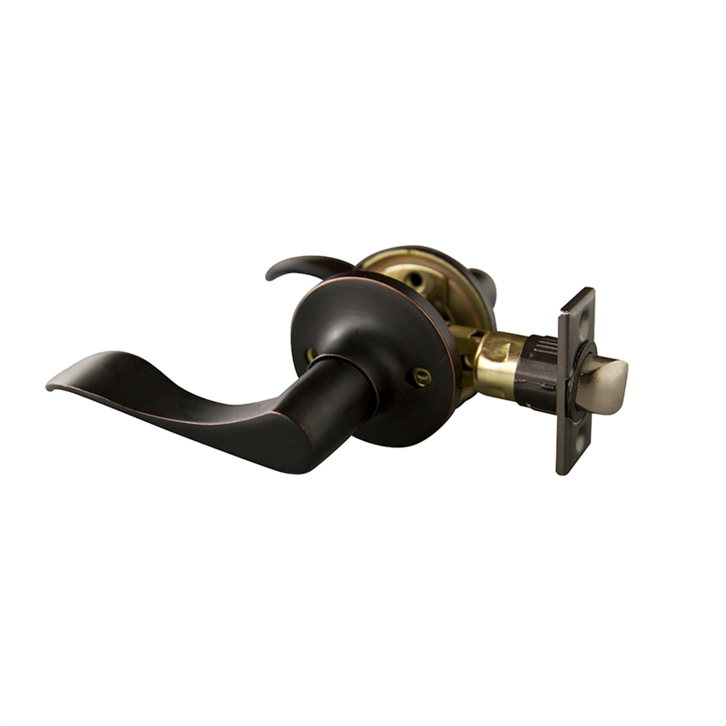 Bowery Hill Metal Passage Doorknob in Oil Rubbed Bronze 6-Pack