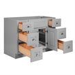 Bowery Hill 48-Inch Solid Wood Vanity in Sherwin Williams Gray