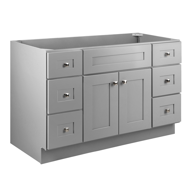Bowery Hill 48-Inch Solid Wood Vanity in Sherwin Williams Gray