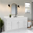 Bowery Hill 61-Inch Vanity with Solid White Cultured Marble Top
