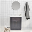 Bowery Hill 24-Inch Solid Wood Vanity without Top in Espresso