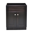 Bowery Hill 24-Inch Solid Wood Vanity without Top in Espresso