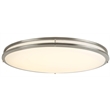 Bowery Hill Integrated LED Ceiling Light in Silver Brushed Nickel