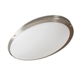 Bowery Hill Integrated LED Ceiling Light in Silver Brushed Nickel
