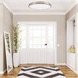 Bowery Hill Integrated LED Ceiling Light in Silver Brushed Nickel