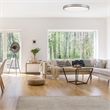 Bowery Hill Integrated LED Ceiling Light in Silver Brushed Nickel