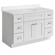 Bowery Hill 48-Inch Solid Wood Vanity in Sherwin Williams White