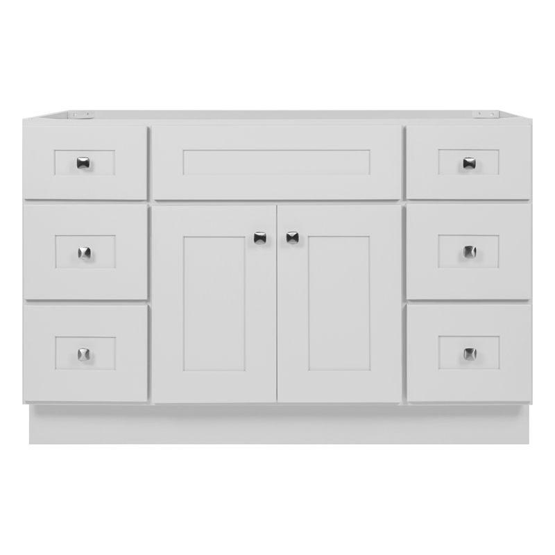 Bowery Hill 48-Inch Solid Wood Vanity in Sherwin Williams White