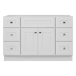 Bowery Hill 48-Inch Solid Wood Vanity in Sherwin Williams White