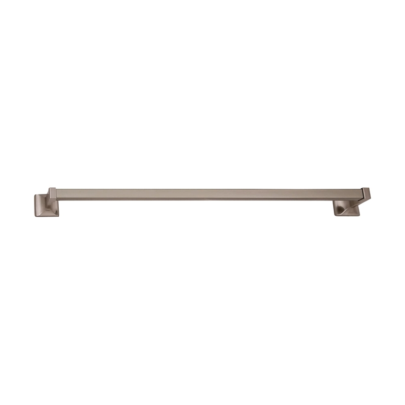 Bowery Hill Traditional Metal Bathroom Towel Bar in Satin Nickel 18-Inch