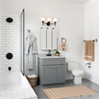 Bowery Hill Stainless Steel Robe Hook in Matte Black and White