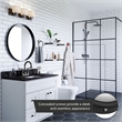 Bowery Hill Stainless Steel Robe Hook in Matte Black and White
