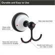 Bowery Hill Stainless Steel Robe Hook in Matte Black and White