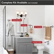 Bowery Hill Stainless Steel Robe Hook in Matte Black and White