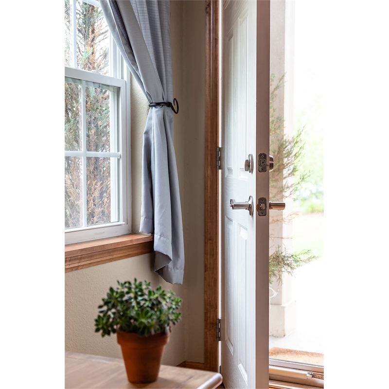 Bowery Hill Brass Single Cylinder Deadbolt in Satin Nickel/Silver