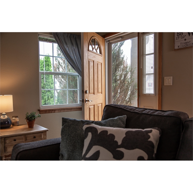 Bowery Hill Brass Single Cylinder Deadbolt in Satin Nickel/Silver