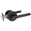 Bowery Hill 2-Way Metal Adjustable Entry Lever in Matte Black
