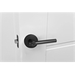 Bowery Hill 2-Way Metal Adjustable Entry Lever in Matte Black