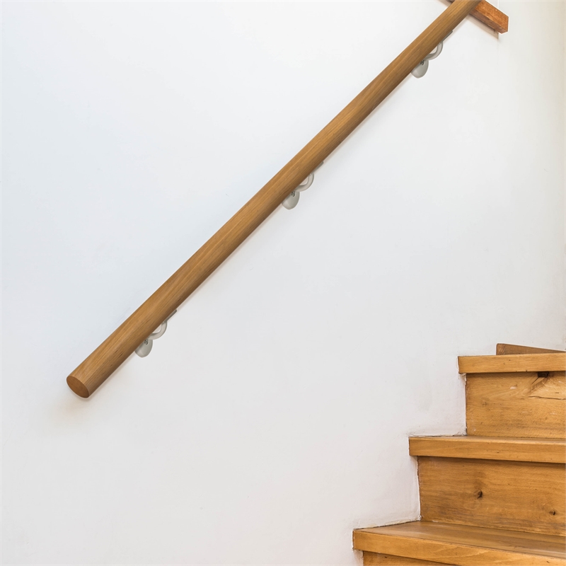 Bowery Hill Jumbo Zinc Handrail Metal Bracket in Satin Nickel 5 Pack