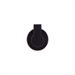 Bowery Hill Contemporary Metal Bathroom Robe Hook in Matte Black