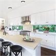 Bowery Hill Oval Flush Mount Metal LED Ceiling Light in Matte Black