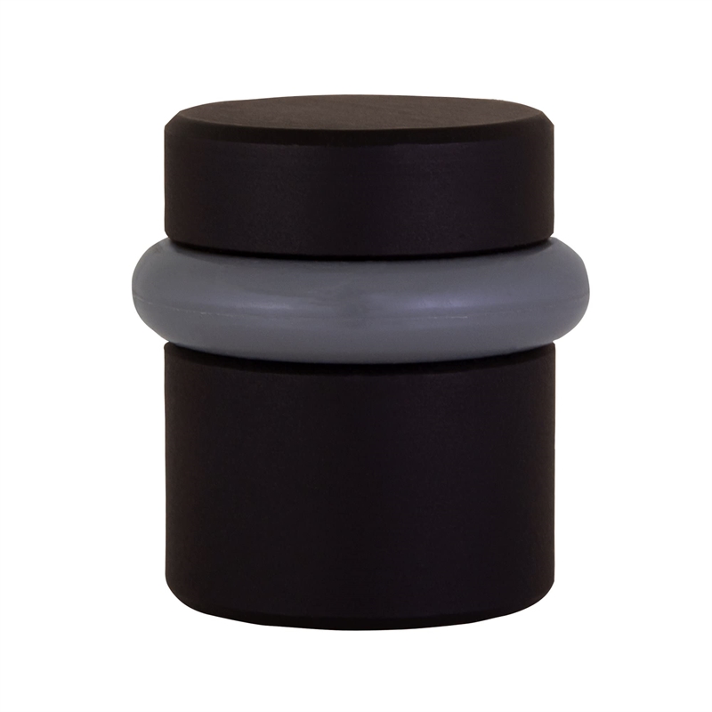 Bowery Hill 2-Pack Brass Modern Cylindrical Door Stop in Oil Rubbed Bronze