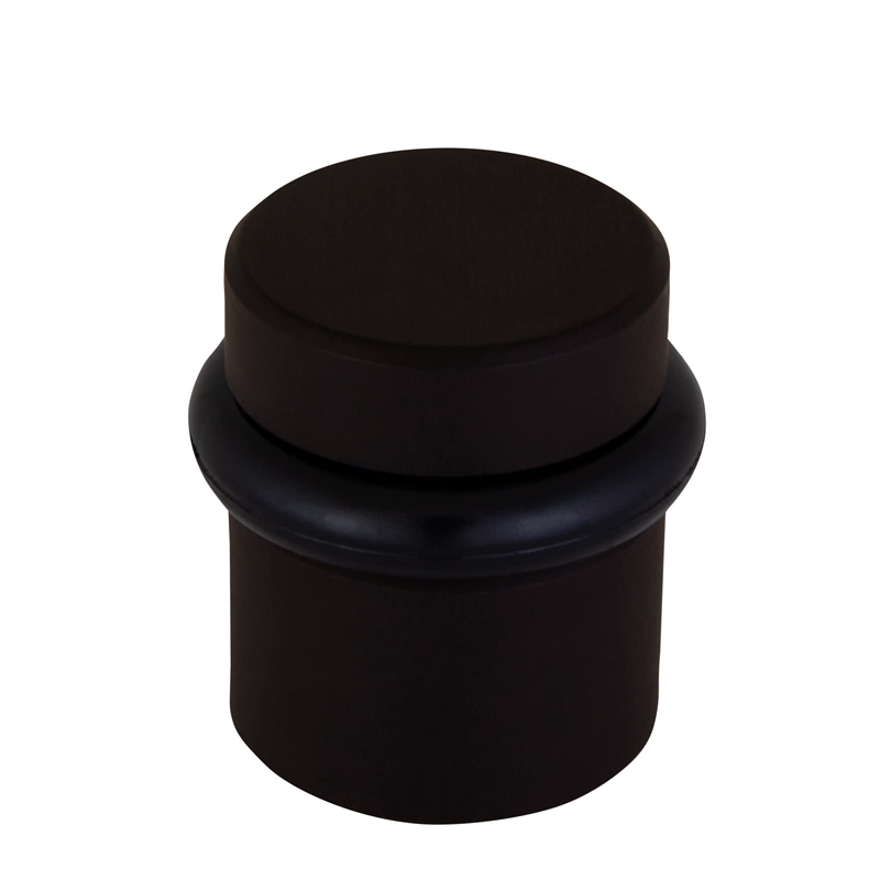 Bowery Hill 2-Pack Brass Modern Cylindrical Door Stop in Oil Rubbed Bronze