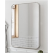 Bowery Hill Rounded Corner Wall Mirror with Silver Frame 30 x 20 in 2-Pack