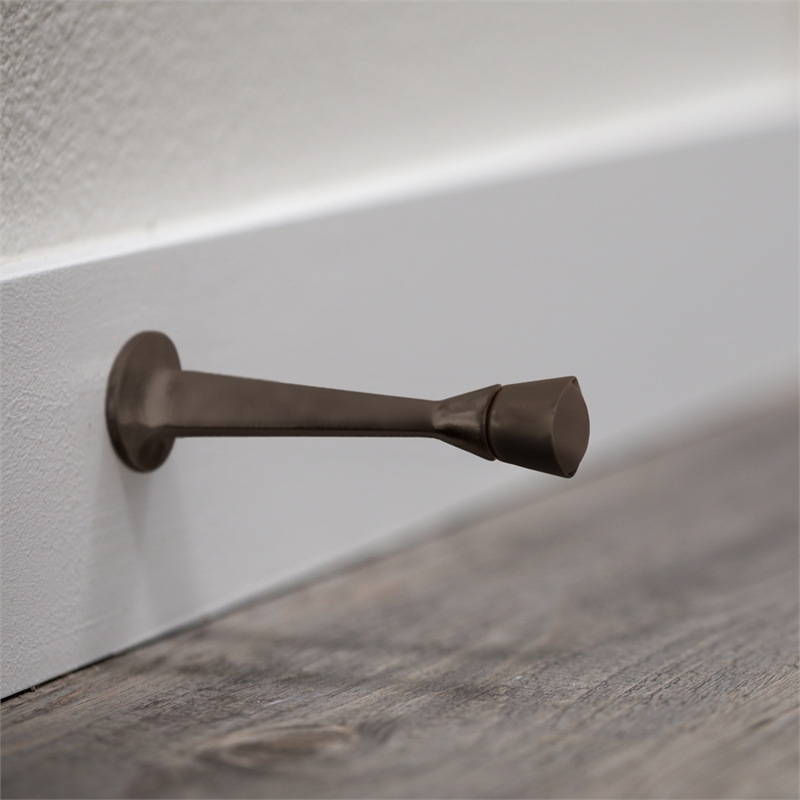 Bowery Hill Stainless Steel Door Stop in Oil Rubbed Bronze 20 Pack