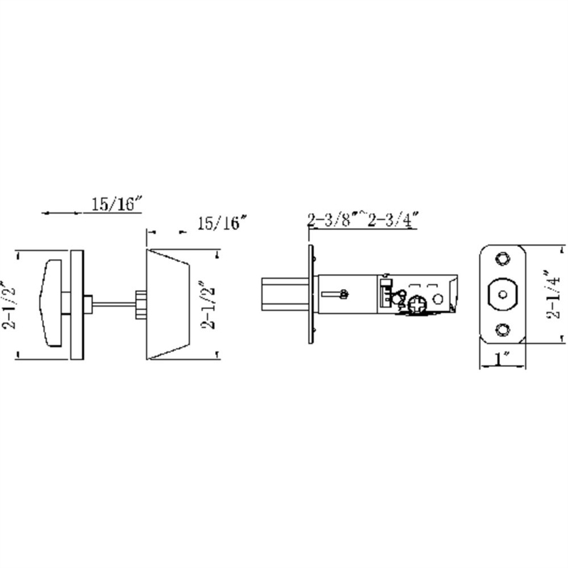 Bowery Hill Single Cylinder Brass Deadbolt in Oil Rubbed Bronze