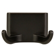 Bowery Hill Metal Double Robe Hook 2-Pack in Oil Rubbed Bronze