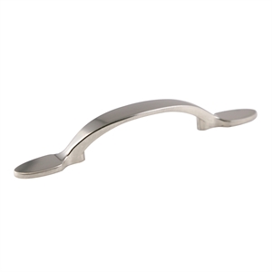 Bowery Hill Metal Cabinet and Drawer Pull in Satin Nickel 10-Pack