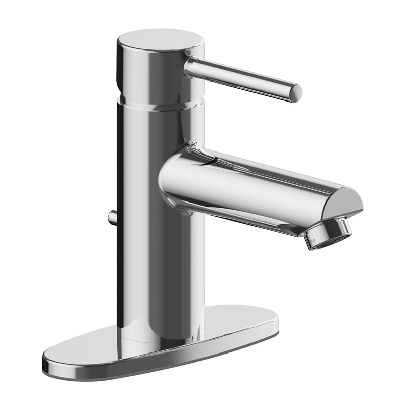 Bowery Hill Single-Handle Metal Bathroom Faucet in Polished Chrome
