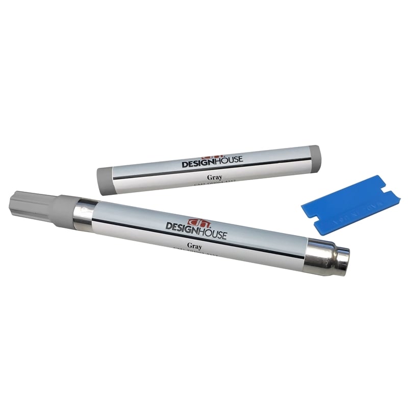 Bowery Hill Wood Cabinet Touch-Up Repair Kit with Marker in Gray