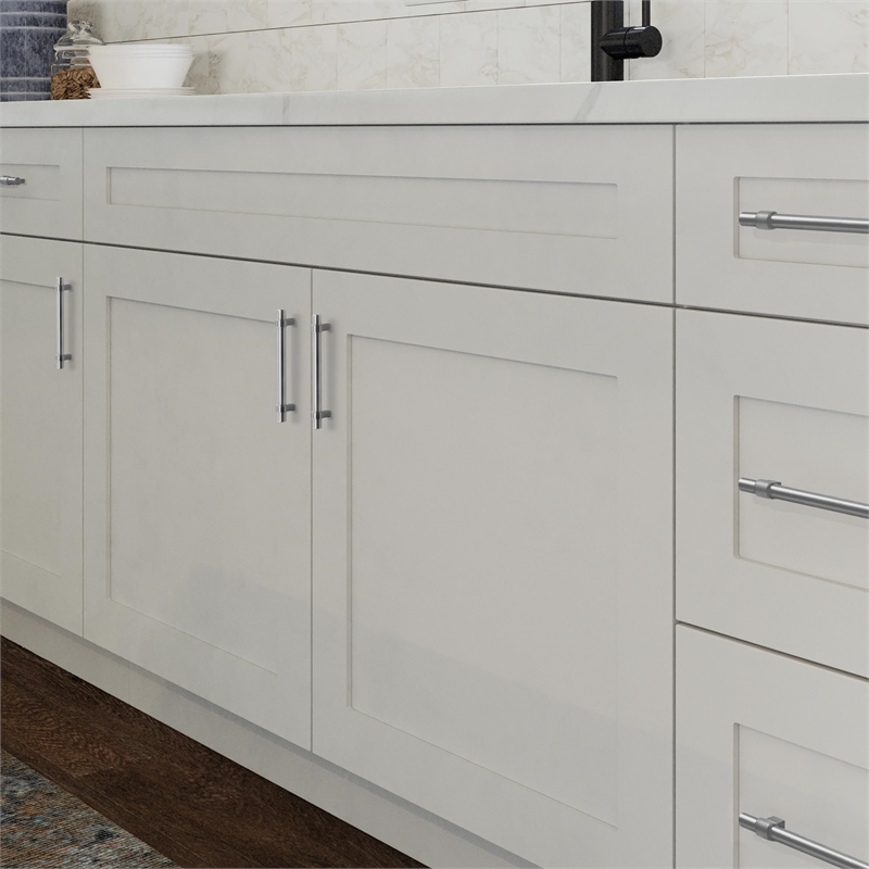 Bowery Hill 5-Pack Stainless Steel 3-3/4 Inch Cabinet Pull in Nickel
