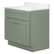 Bowery Hill 31-Inch Bath Vanity - Evergreen Fog Base and Single Hole Top
