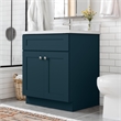 Bowery Hill 31-Inch Bath Vanity - Dark Night Base and Single Hole Top