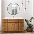 Bowery Hill 49-Inch Assembled Bath Vanity - Birch Base and Single Hole Top