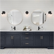 Bowery Hill Round Wall Mirror with Gold Frame 28-Inch 2-Pack