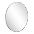 Bowery Hill 28-Inch Round Wall Mirror 2-Pack with Silver Metal Frame