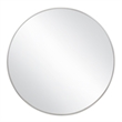 Bowery Hill 28-Inch Round Wall Mirror 2-Pack with Silver Metal Frame