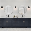 Bowery Hill 28-Inch Round Wall Mirror 2-Pack with Silver Metal Frame