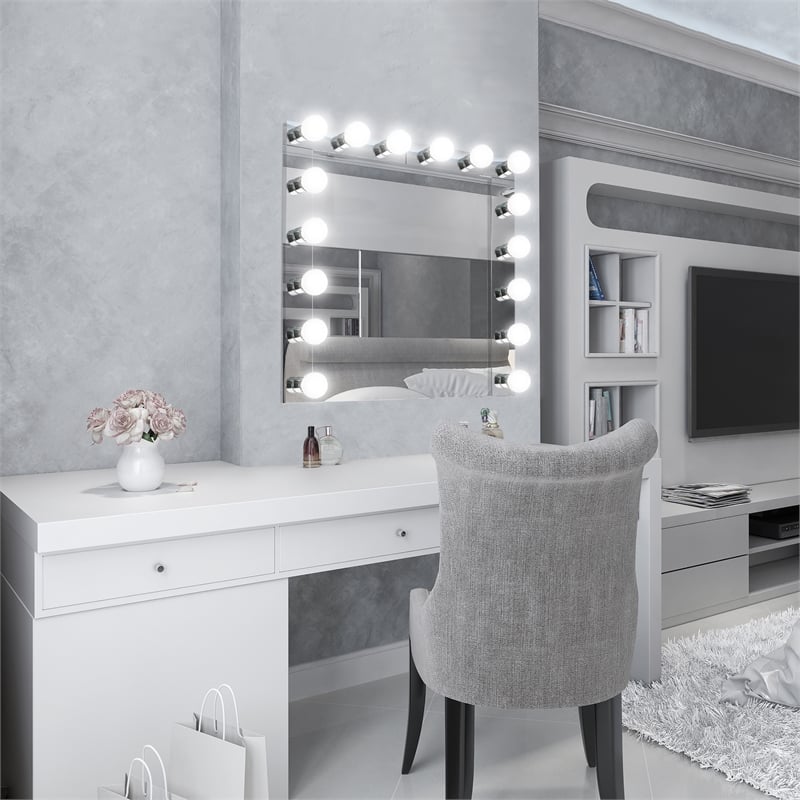 Bowery Hill 5-Light Polished Chrome Vanity Light for Bath and Makeup