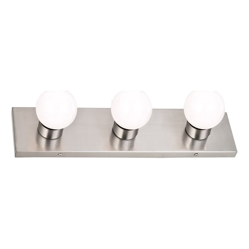 Bowery Hill 3-Light Strip Style Vanity Light in Satin Nickel