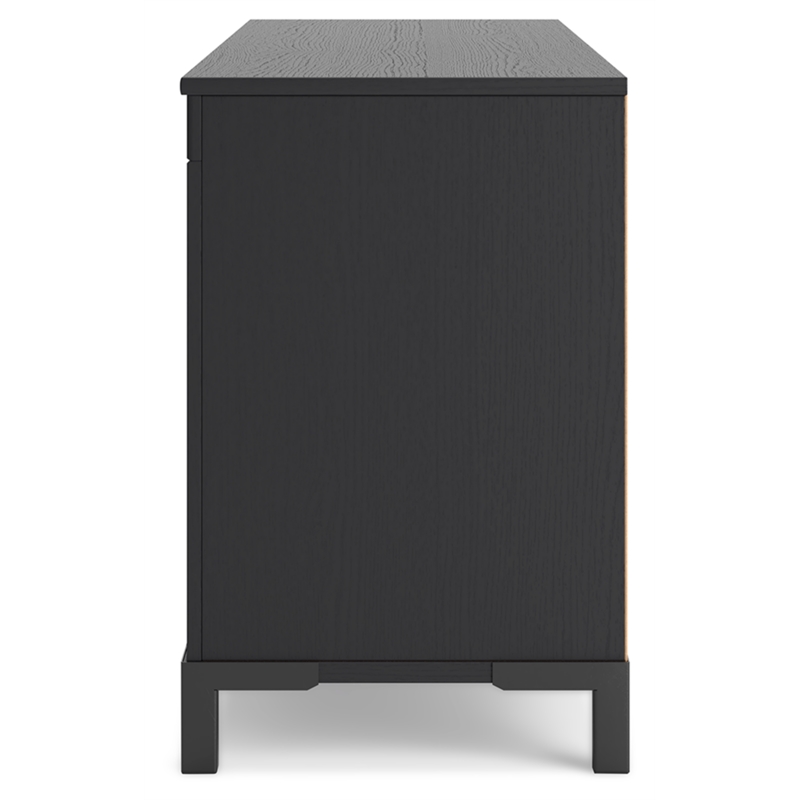 Bowery Hill Black TV Stand for TVs up to 69