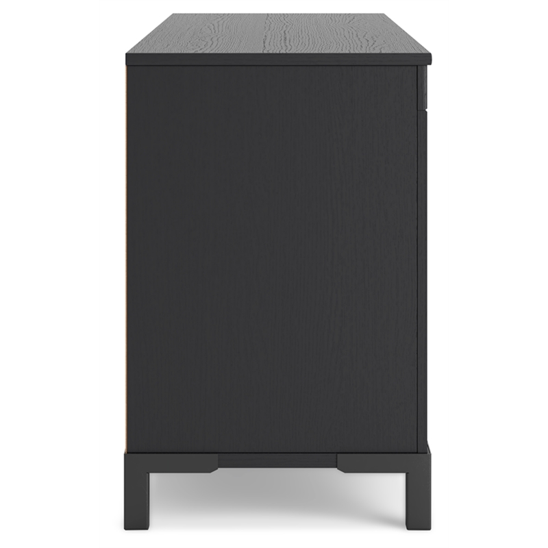Bowery Hill Black TV Stand for TVs up to 69