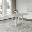 Bowery Hill Antique White Counter Height Dining Extension Table