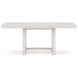 Bowery Hill Antique White Counter Height Dining Extension Table